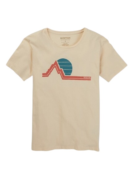 Burton Women's Idletime Short Sleeve T-Shirt – Soft Cotton, Regular Fit, Printed Logo