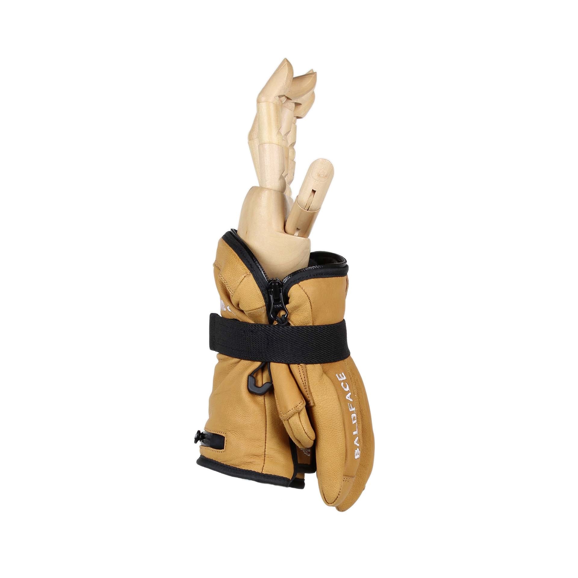 Hand Out Baldface Guide Gloves 皮革滑雪手套- Tan - ALL RIDE SKATE