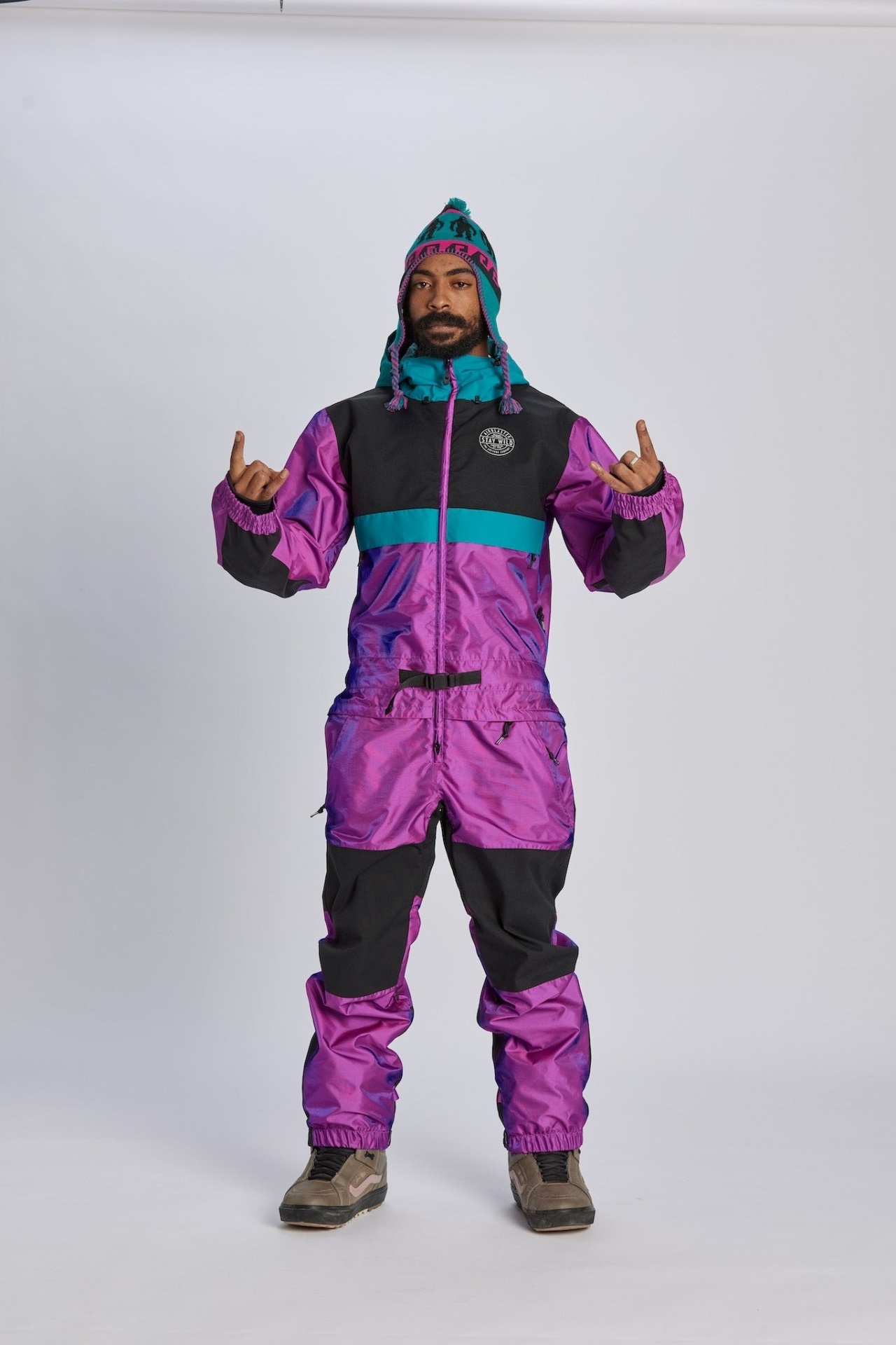 Airblaster Men's Kook Suit 連身款雪衣褲- Purple - ALL RIDE SKATE