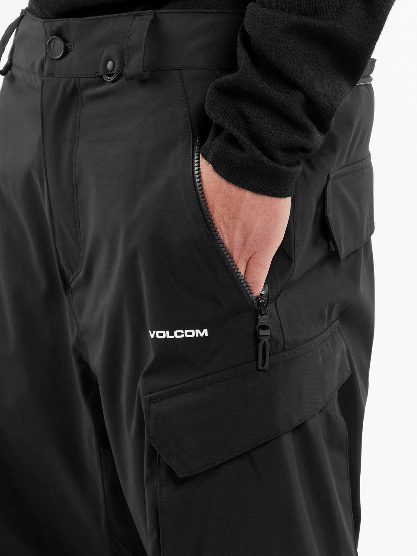 Volcom Men's Stone Stretch Gore-Tex Pant 滑雪褲- Black - ALL