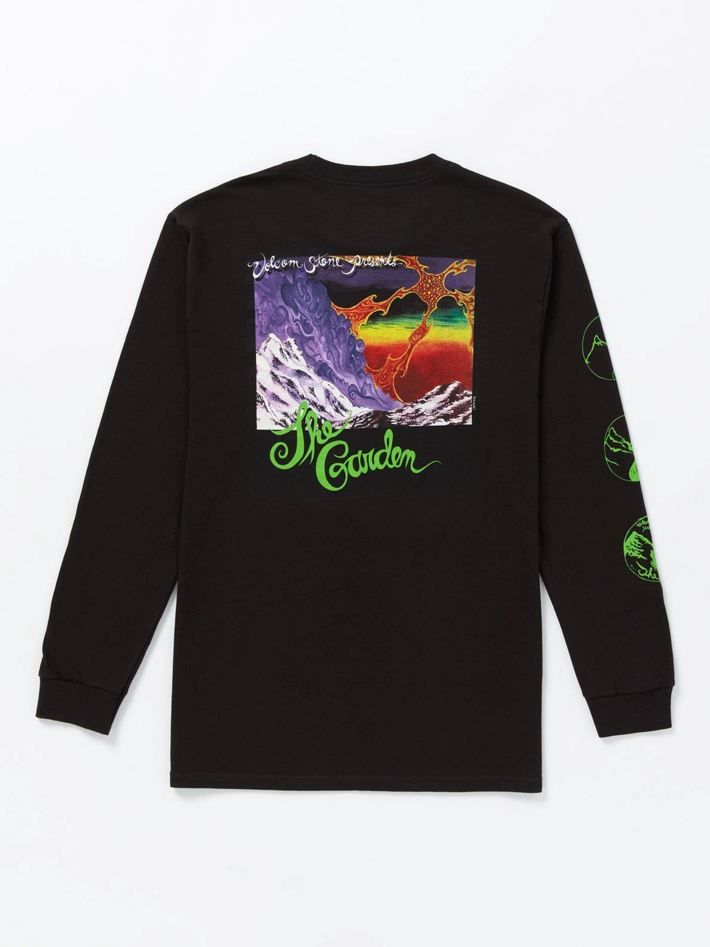 Volcom Entertainment The Garden Long Tee 長袖T恤- Black - ALL RIDE