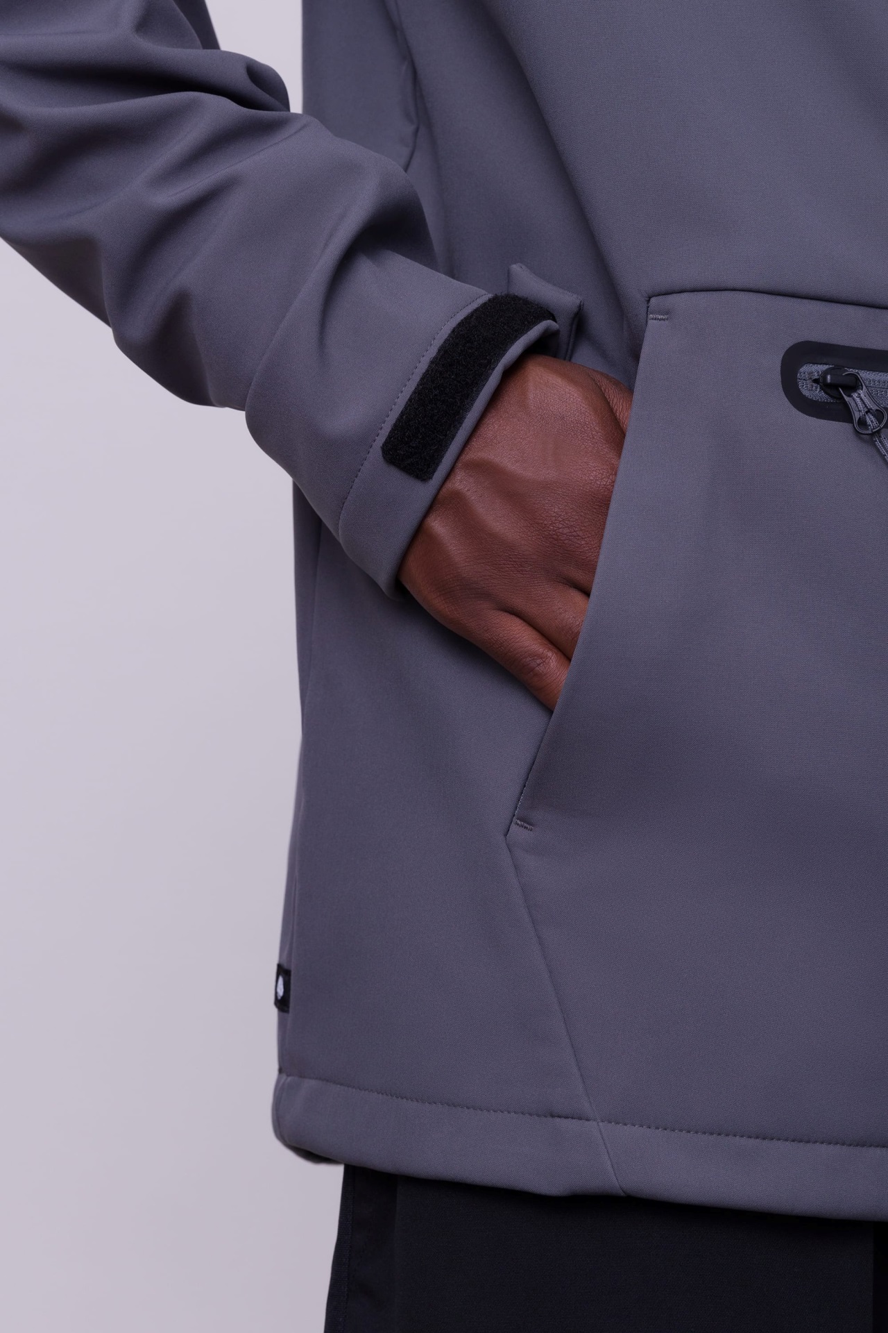 686 Men's Waterproof Hoody 防水連帽中層/外套- Rhino Grey - ALL