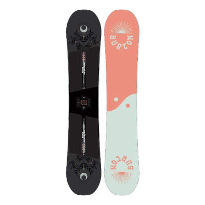 Burton Women's Rewind Camber Snowboard 20/21 滑雪板- ALL RIDE