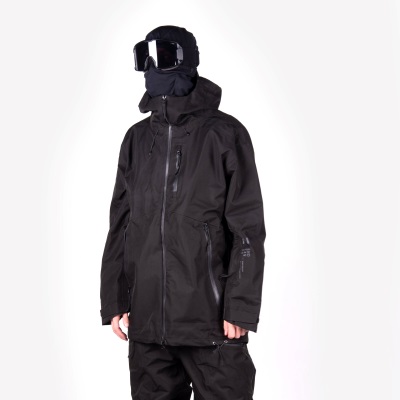 Endeavor Men's 3L Shelter Jacket 滑雪外套- Black - ALL RIDE SKATE
