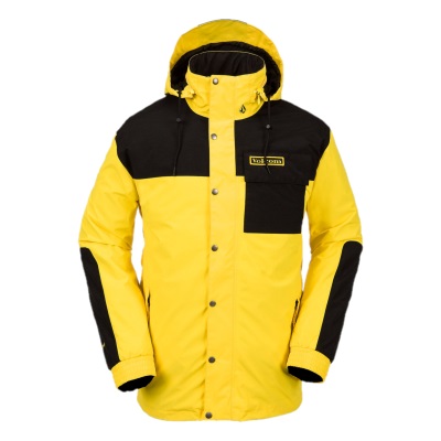 Volcom Men's Longo Gore-Tex Jacket 滑雪外套- Bright Yellow - ALL