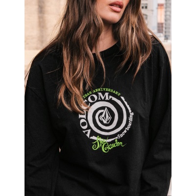 Volcom Entertainment The Garden Long Tee 長袖T恤- Black - ALL RIDE