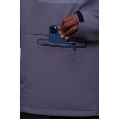 686 Men's Waterproof Hoody 防水連帽中層/外套- Rhino Grey - ALL