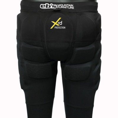 Eb's Hip Protect Long XRD® 防摔長褲- Black - ALL RIDE SKATE/SURF/SNOW