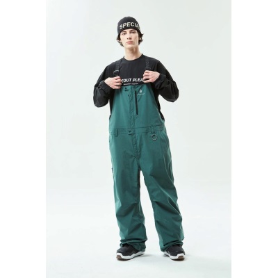 SpecialGuest Orban Wide Bib N 3-Layer 吊帶款滑雪褲- Dark Green