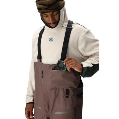 686 Men's Gore-tex 3L ATV Bib 吊帶款滑雪褲- Peppercorn - ALL RIDE