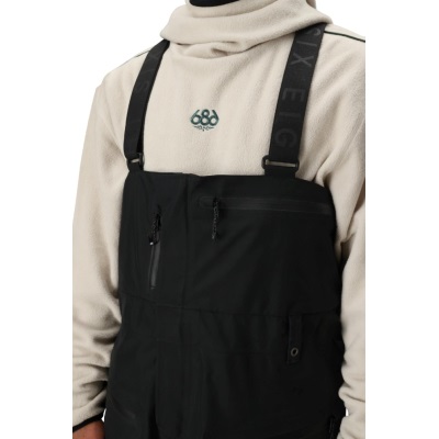 686 Men's Gore-tex 3L ATV Bib 吊帶款滑雪褲- Black - ALL RIDE SKATE