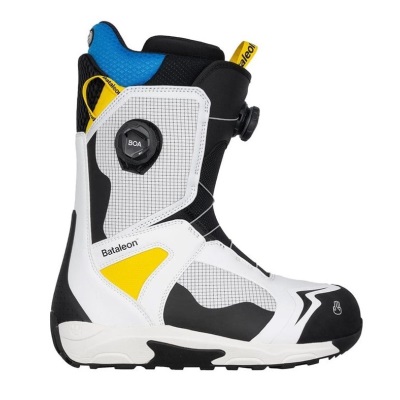 25-26 BATALEON RAVE WHITE 26.5 バタレオン Bataleon Rave Double BOA® Men's Snowboard Boots 25/26 男款雪鞋