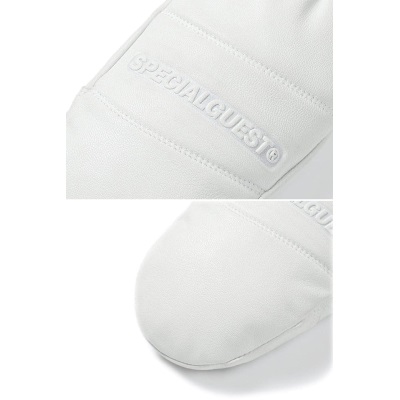 スキー・スノーボードアクセサリー SPECIAL GUEST SG LAMBSKIN MITTENS SpecialGuest SG Lambskin Mittens 皮革滑雪手套- White - ALL RIDE
