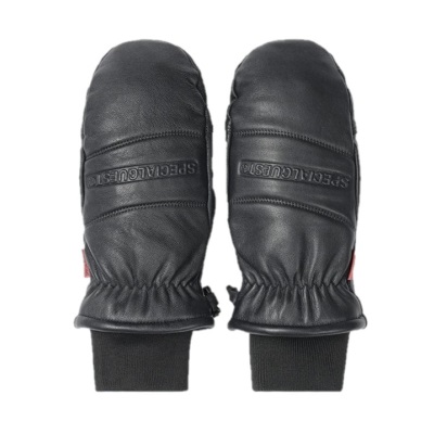 SpecialGuest SG Lambskin Mittens 皮革滑雪手套- Black - ALL RIDE
