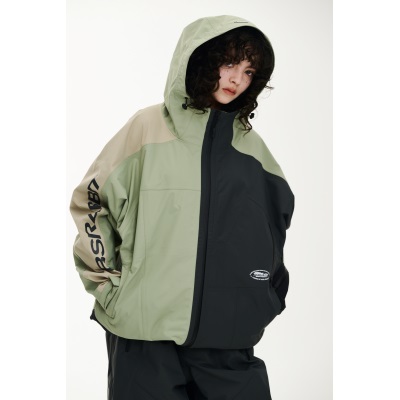 Bsrabbit Asymmetric 3L Seam Sealing Hooded Shell Jacket 滑雪外套