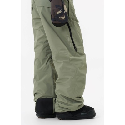 Dimito VTX Bib 2L Pants 吊帶款滑雪褲- Oil Green - ALL RIDE SKATE
