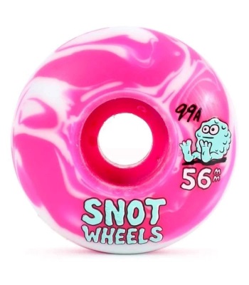 Snot Swirls 56mm 99a Pink White 技術板輪子