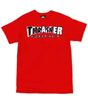 Thrasher BAKER X THRASHER T-Shirt - Red 短袖T恤
