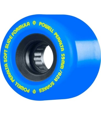 Powell Peralta Snakes Skateboard Wheels 66mm 82A - Blue 長板輪子