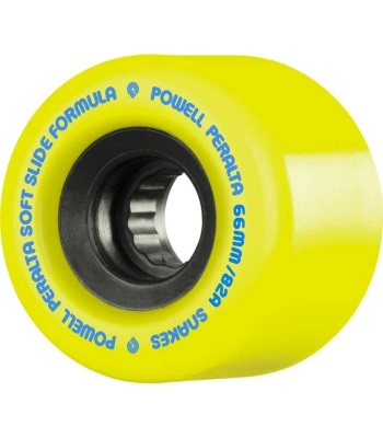 Powell Peralta Snakes Skateboard Wheels 66mm 82A - Yellow 長板輪子