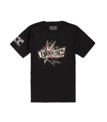 Volcom V ENT Skullconuts T-shirt 大童款短袖T恤 - Black