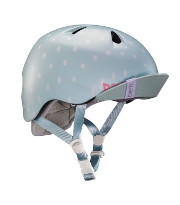 Bern Nina Satin Seeglass Polka Dot Kid's Helmet 兒童安全帽