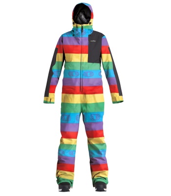 Airblaster Women's Stretch Freedom Suit 連身款雪衣褲 - Rainbow