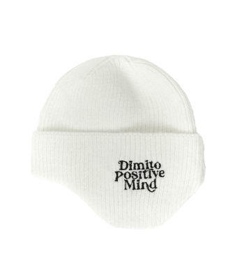 Dimito Knit Ear Beanie 遮耳毛帽 - Ivory