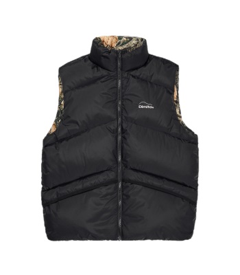 Dimito Reversible Down Vest 雙面式羽絨背心 - Black