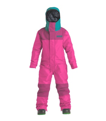Airblaster Youth Freedom Suit 兒童款連身款雪衣褲 - Hot Pink