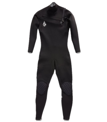 Volcom 3/2mm Chest Zip Full Wetsuit 胸開拉鍊式長袖長褲防寒衣 - Black