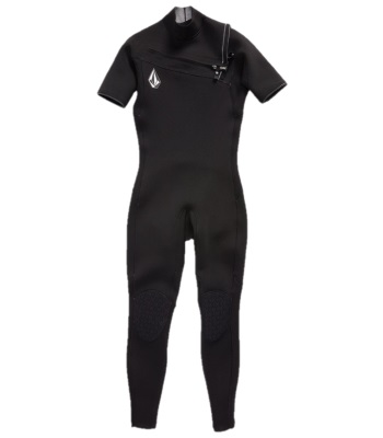 Volcom 2/2mm Short Sleeve Full Wetsuit 胸開式短袖長褲防寒衣 - Black