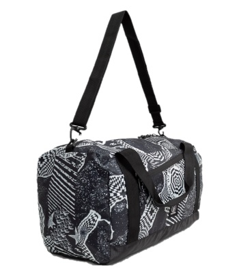 Volcom Packable Duffel 可折疊式行李袋 - Black White
