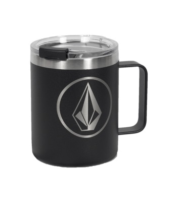 Volcom Shortie Camp Mug 不鏽鋼杯 - Black White