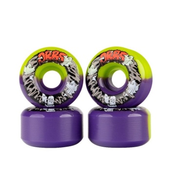 Orbs Apparitions Splits Wheels 53mm 99A - Green/Purple 技術板輪組