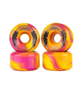 Orbs Specters Swirls Wheels 53mm 99A Pink/Yellow 技術板輪組