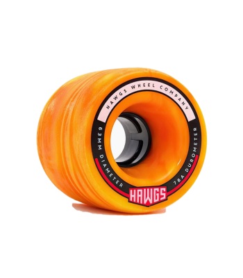 Landyachtz Fatty Hawgs 63mm 78a Longboard Wheels 長板輪組 - Orange