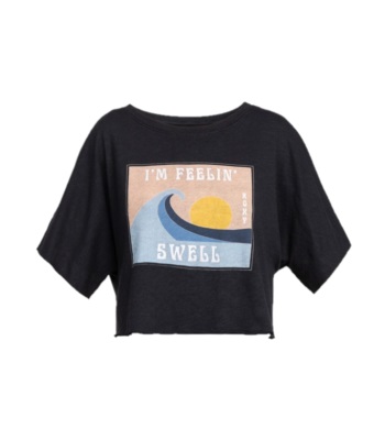 Roxy Women's Tiki & Surf Oversized T-Shirt 短袖T恤
