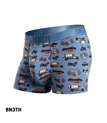 BN3TH Classic Trunk Print 3D立體囊袋內褲 經典天絲短版 - 車潮川流