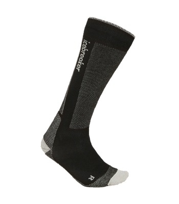 Icebreaker Men's Merino Ski Light Socks 薄毛圈羊毛滑雪襪 - Black