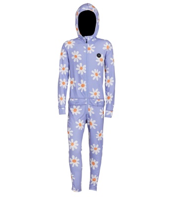 Airblaster Youth Ninja Suit 兒童款連身排汗衣褲 - Thistle Big Daisy