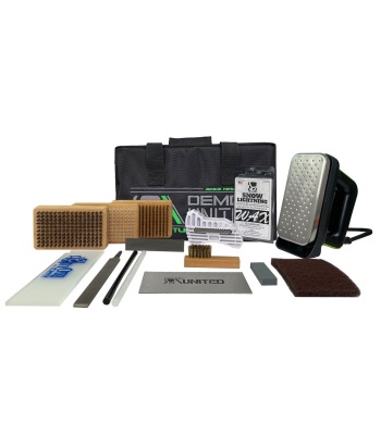 Demon Tune Kit Complete 雪板打蠟套裝組 - Brush Kit