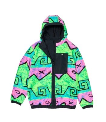 Airblaster Youth Double Puffling Jacket 兒童款雙面羊羔絨外套 - Hot Wave