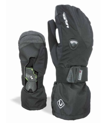Level Biomex Protection Fly Mitt 護腕滑雪手套 - Black
