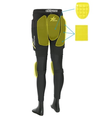 Eb's Hip Defender Long XRD® 防摔長褲 - Black