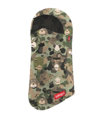 Airhole Balaclava Junior | Milk Fleece 兒童款巴拉克拉法帽 - Monkey Camo