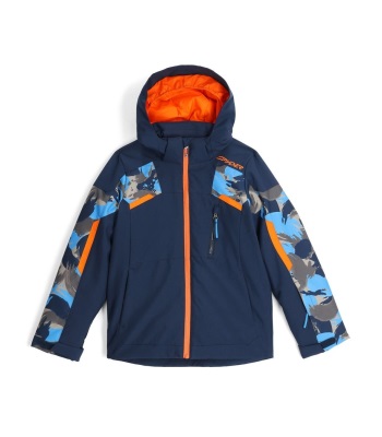 Spyder Kid's Leader Insulated Jacket 兒童款滑雪外套 - Camo Aether Blue