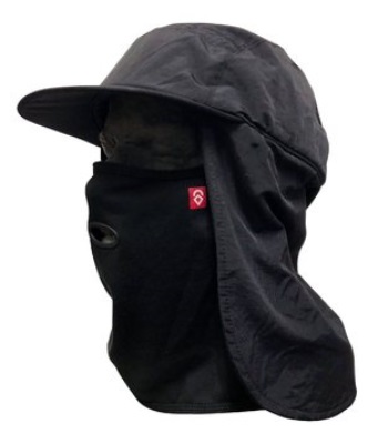 Airhole 5 Panel Tech Hat | 2 Layer - Black Mask 滑雪面罩/脖圍
