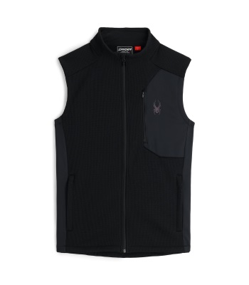 Spyder Men's Bandit Vest 輕量中層背心 - Black