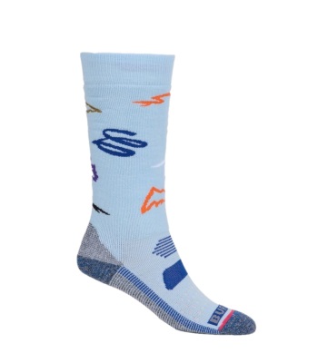 Burton Kid's Performance Midweight Socks 兒童款滑雪襪 - Scribble